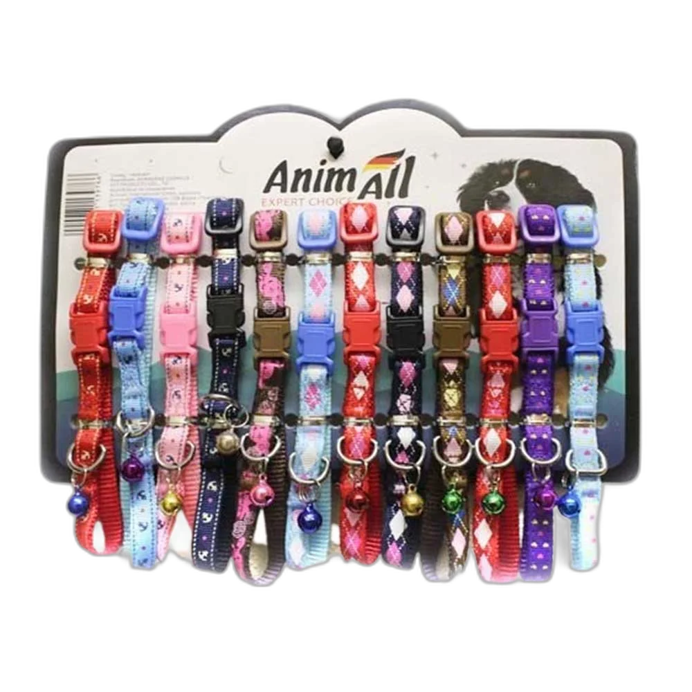 Set of collars in a blister (12 pcs) AnimAll HJ_LH206 for dogs, 1x30 cm