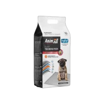 Пелюшки AnimAll Puppy Training Pads для собак і цуценят, з активованим вугіллям, 60×90 см, 10 штук