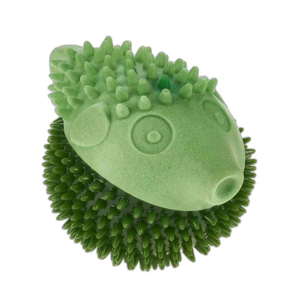 Іграшка AnimAll GrizZzly Baby, риба фугу, темно-зелена, 12.1×9×8.9 см