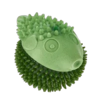 Іграшка AnimAll GrizZzly Baby, риба фугу, темно-зелена, 12.1×9×8.9 см