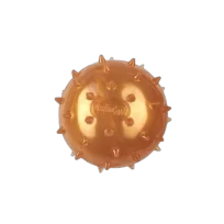 Мʼяч шипований AnimAll Fun з пищалкою для собак, 75 мм, золотий