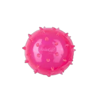 Мʼяч шипований AnimAll Fun з пищалкою для собак, 75 мм, рожевий