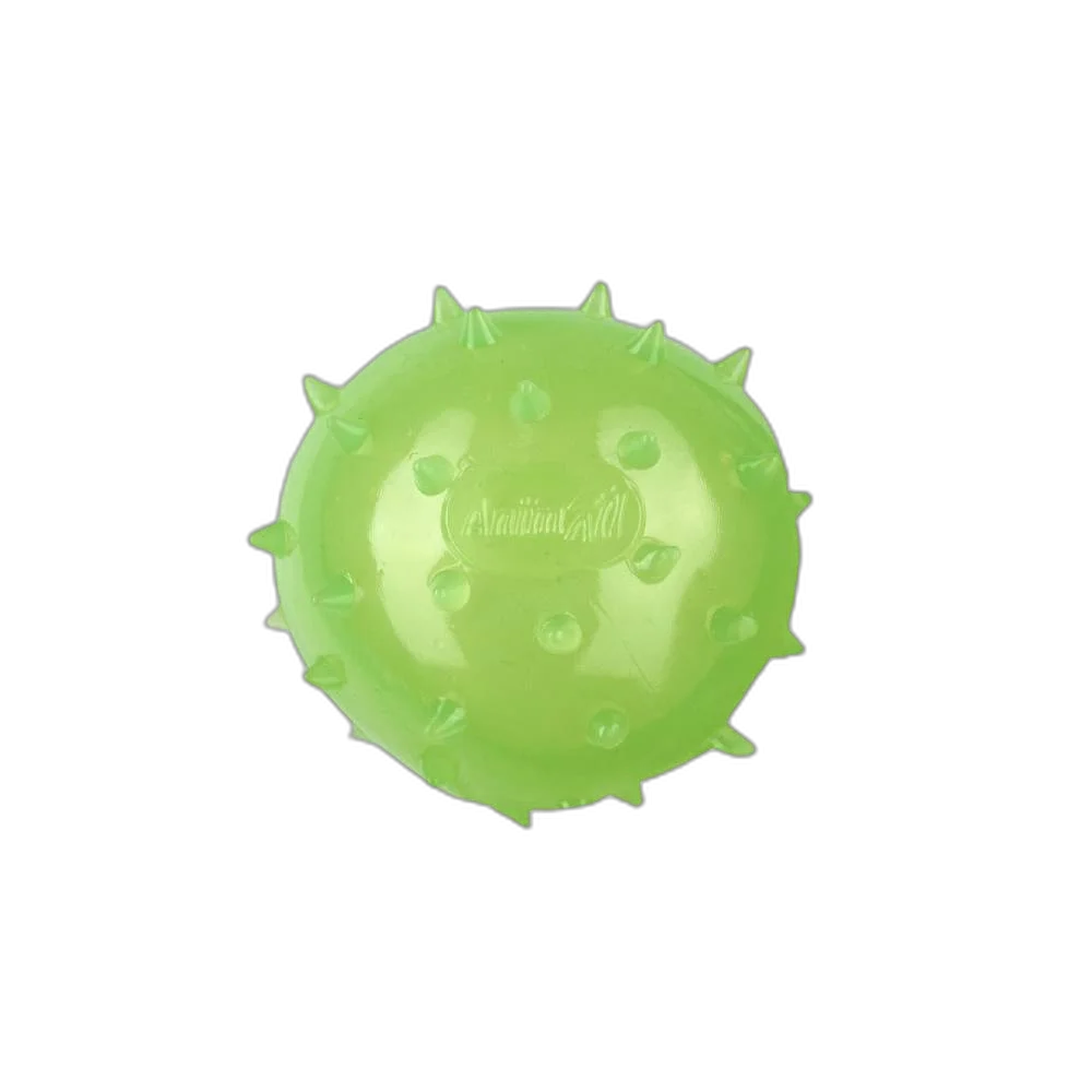 AnimAll Fun studded ball with dog whistle, 75 mm, green