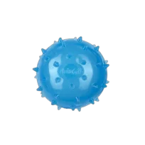 Мʼяч шипований AnimAll Fun з пищалкою для собак, 65 мм, синій