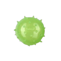 Мʼяч шипований AnimAll Fun з пищалкою для собак, 45 мм. зелений