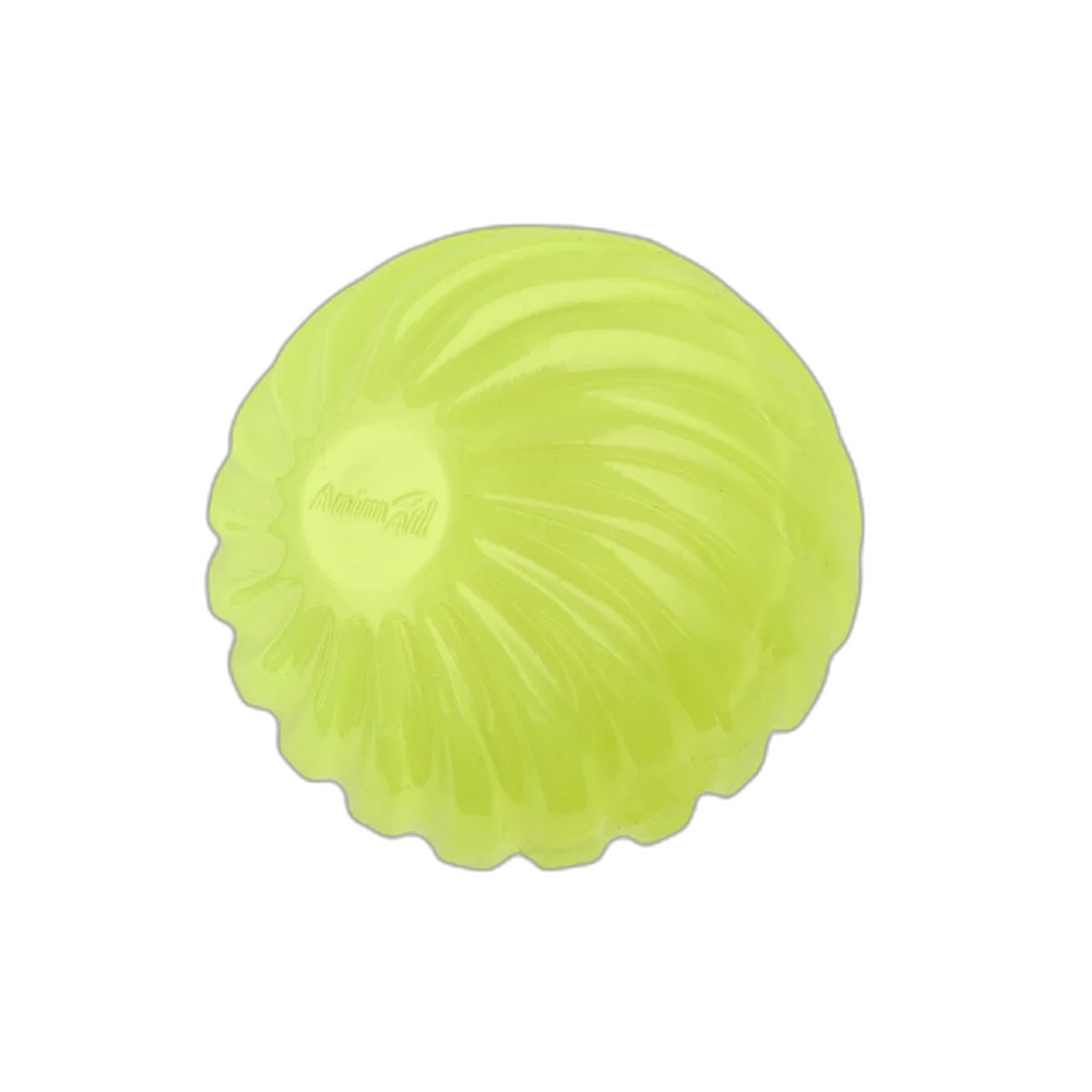 Іграшка AnimAll Fun мʼяч хвиля з пищалкою, для собак і котів, 65 мм, жовтий