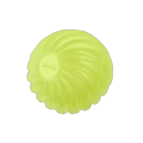 Іграшка AnimAll Fun мʼяч хвиля з пищалкою, для собак і котів, 65 мм, жовтий