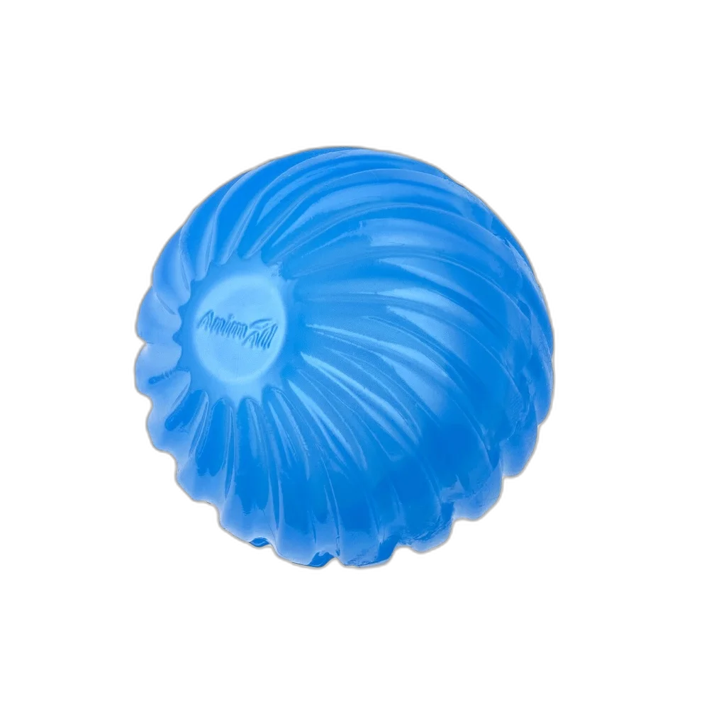 Іграшка AnimAll Fun мʼяч хвиля з пищалкою, для собак і котів, 65 мм, синій
