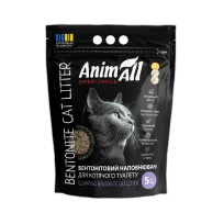 Бентонітовий наповнювач AnimAll гранульований, для кішок, 5 кг