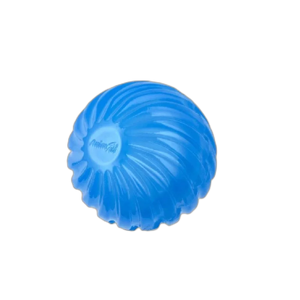 Мʼяч AnimAll Fun хвиля з пищалкою, синій, 75 мм