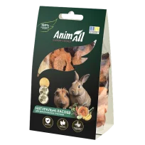 Натуральні ласощі AnimAll сушений овочевий мікс з цукіні для декоративних гризунів, 50 г