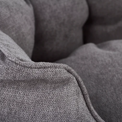 Лежак AnimAll Royal для котів та собак, колір темно-сірий, S 48х42х20 см