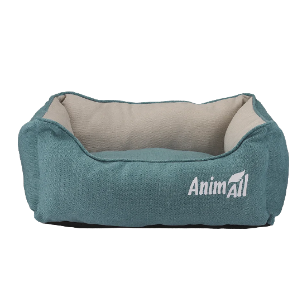 Лежак AnimAll Nena для котів та собак, колір бірюзовий, S 45х35х16 см