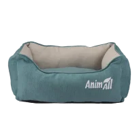 Лежак AnimAll Nena для котів та собак, колір бірюзовий, S 45х35х16 см