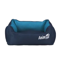 Лежак AnimAll Gama для котів та собак, колір темно-синій, S 45х35х16 см