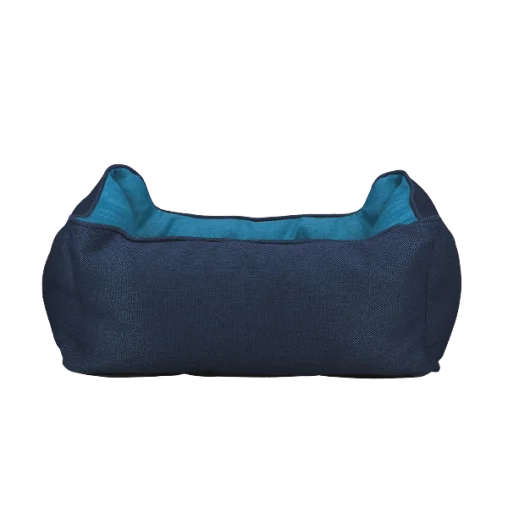 Лежак AnimAll Gama для котів та собак, колір темно-синій, S 45х35х16 см