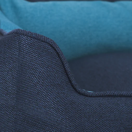 Лежак AnimAll Gama для котів та собак, колір темно-синій, S 45х35х16 см