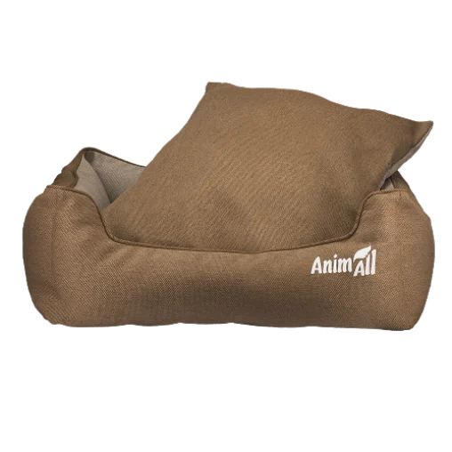 Лежак AnimAll Gama для котів та собак, колір золотий, L 65х51х18 см
