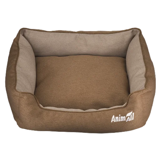 Лежак AnimAll Gama для котів та собак, колір золотий, L 65х51х18 см