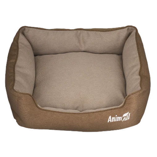 Лежак AnimAll Gama для котів та собак, колір золотий, L 65х51х18 см