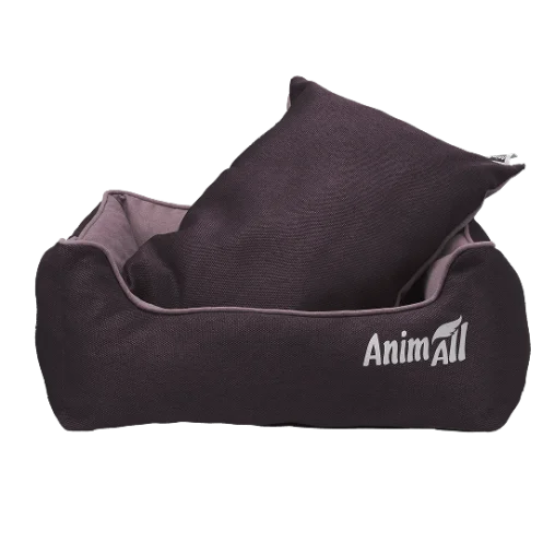 Лежак AnimAll Nena для котів та собак, колір фіолетовий, S 45х35х16 см