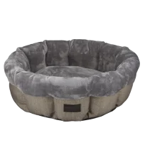 Лежак-кошик AnimAll Mary для котів та собак, колір сірий, M 60х60х17 см