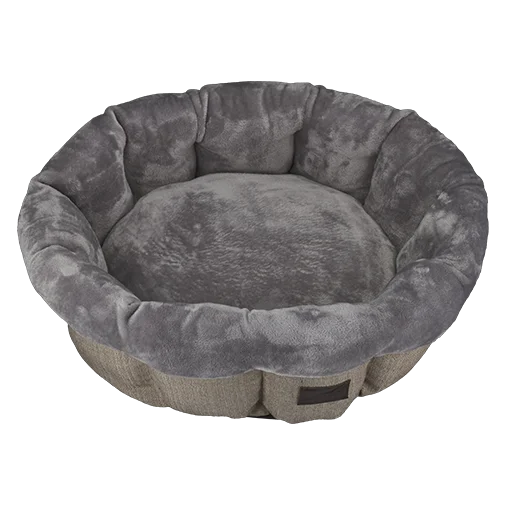 Лежак-кошик AnimAll Mary для котів та собак, колір сірий, M 60х60х17 см