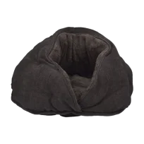 Лежак-кокон AnimAll Alice для котів та собак, колір коричневий, S 43х28х43 см