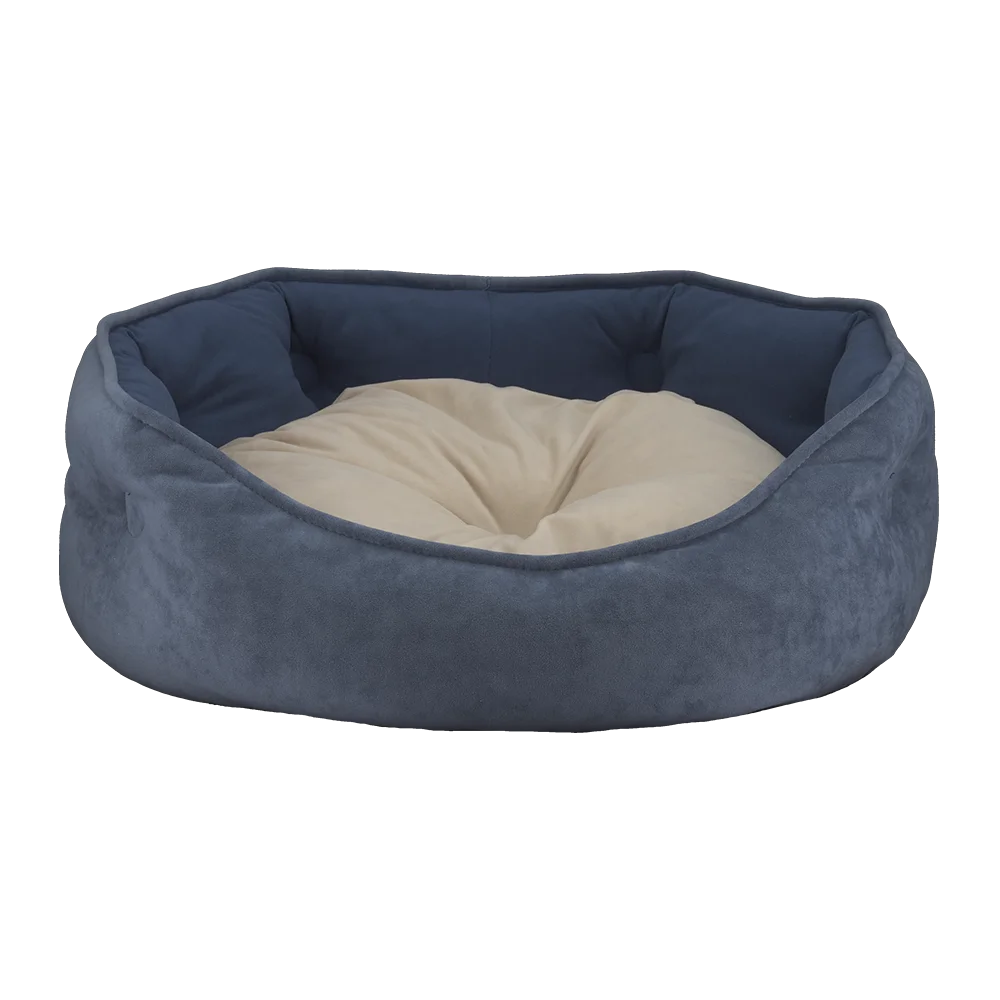 Лежак AnimAll Tiana для котів та собак, колір блакитний, XS 45х40х20 см