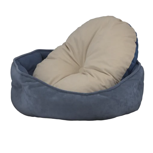 Лежак AnimAll Tiana для котів та собак, колір блакитний, XS 45х40х20 см