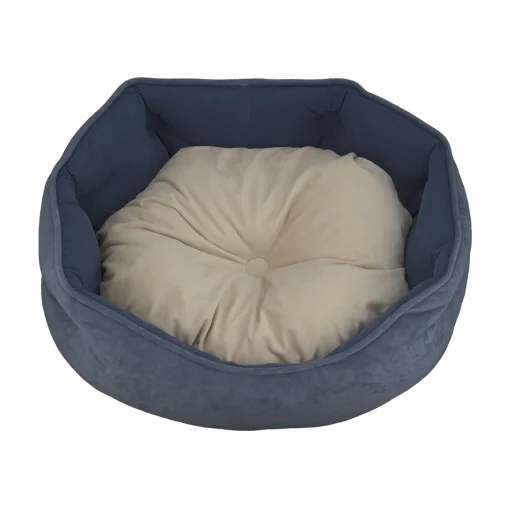 Лежак AnimAll Tiana для котів та собак, колір блакитний, XS 45х40х20 см