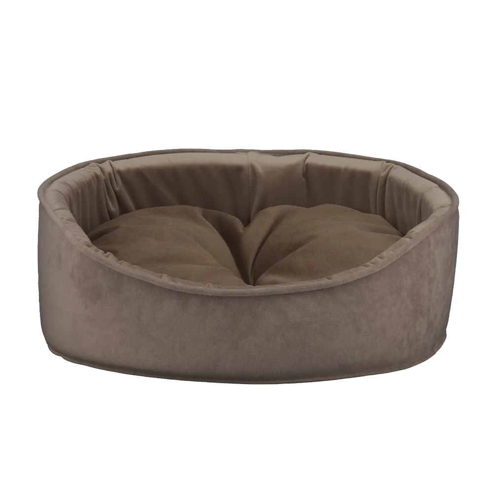 Лежак AnimAll Sofi для котів та собак, колір коричневий, XS 48х36х14,5 см