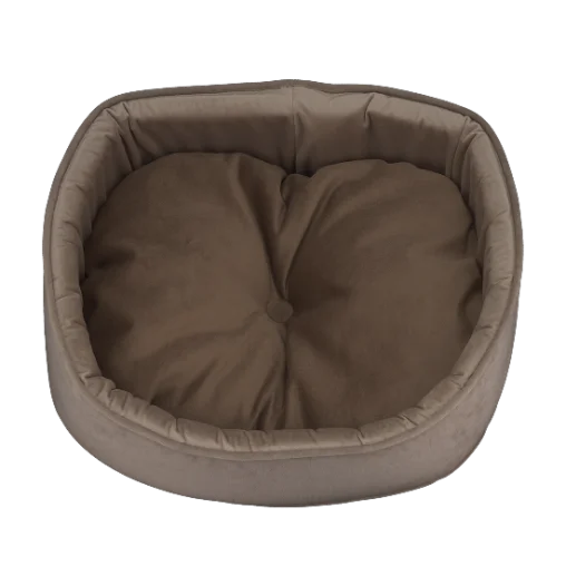 Лежак AnimAll Sofi для котів та собак, колір коричневий, XS 48х36х14,5 см