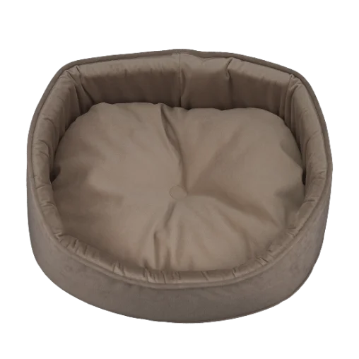 Лежак AnimAll Sofi для котів та собак, колір коричневий, XS 48х36х14,5 см