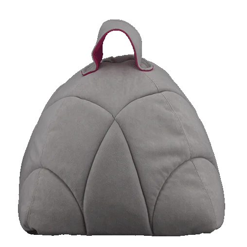 Лежак-будиночок AnimAll Silver для котів та собак, колір сіро-рожавий, 39х39х36 см