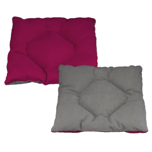 Лежак-будиночок AnimAll Silver для котів та собак, колір сіро-рожавий, 39х39х36 см