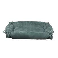 Лежак-трансформер AnimAll Bella для котів та собак, колір бірюзовий, L 70х55х10 см