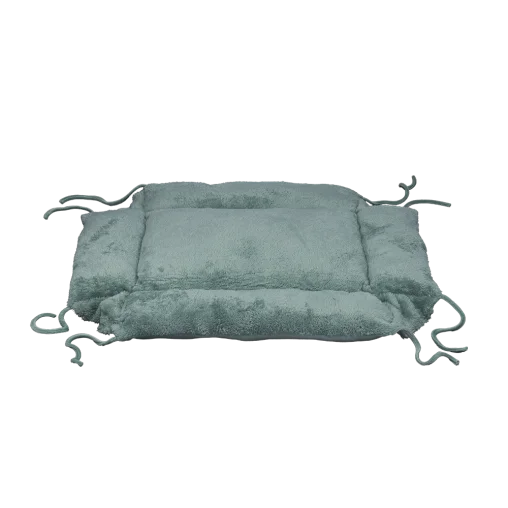 Лежак-трансформер AnimAll Bella для котів та собак, колір бірюзовий, L 70х55х10 см