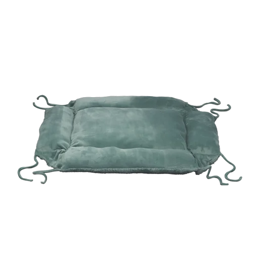 Лежак-трансформер AnimAll Bella для котів та собак, колір бірюзовий, L 70х55х10 см