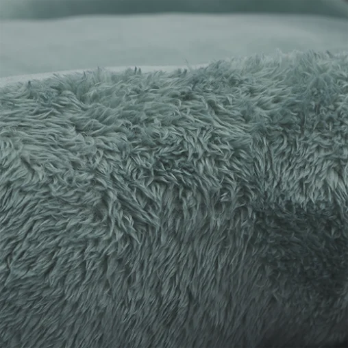 Лежак-трансформер AnimAll Bella для котів та собак, колір бірюзовий, L 70х55х10 см