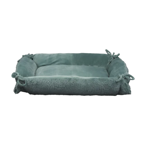 Лежак-трансформер AnimAll Bella для котів та собак, колір бірюзовий, L 70х55х10 см