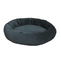 Лежак-пончик AnimAll Luna для котів та собак, колір зелений, М 65х65х20 см