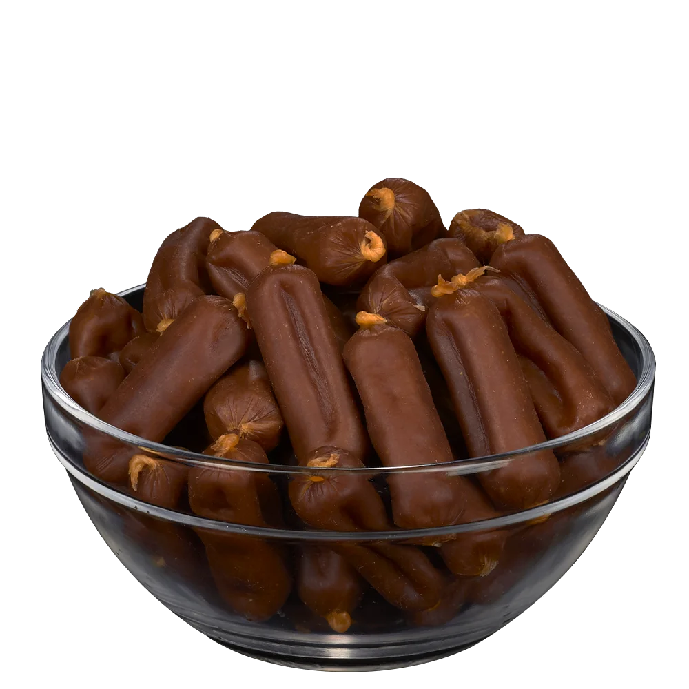AnimAll Platinum Snack Dog Treats Mini Meat Sausages for Dogs, with Chicken, 100 g
