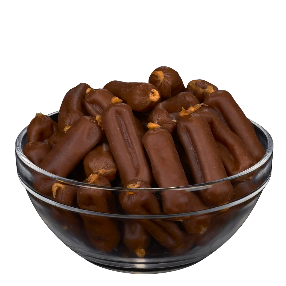 Ласощі AnimAll Platinum Snack Dog Мʼясна міні ковбаски для собак, з куркою, 200 г