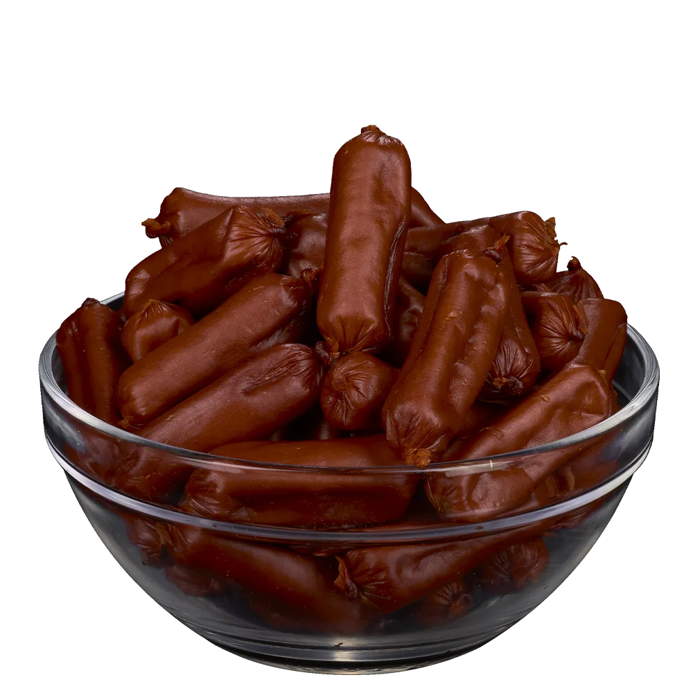 AnimAll Platinum Snack Dog Treats Mini Meat Sausages for Dogs, with Duck, 100 g