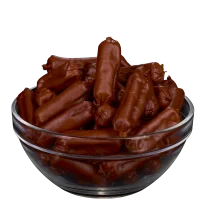 AnimAll Platinum Snack Dog Treats Mini Meat Sausages for Dogs, with Duck, 100 g
