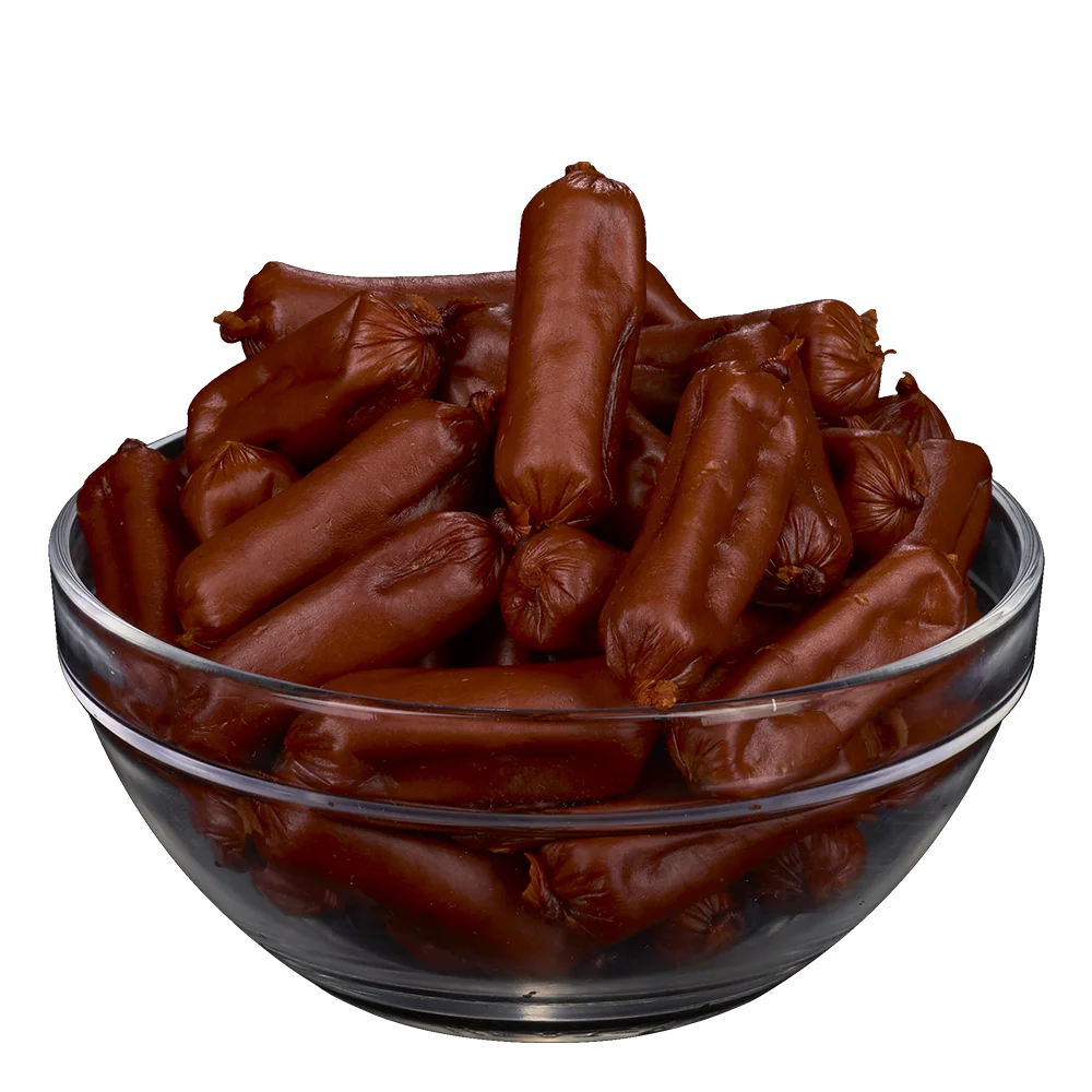 AnimAll Platinum Snack Dog Treats Mini Meat Sausages for Dogs, with Duck, 200 g