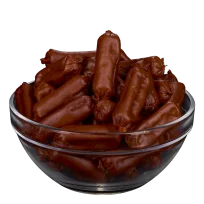 AnimAll Platinum Snack Dog Treats Mini Meat Sausages for Dogs, with Duck, 200 g