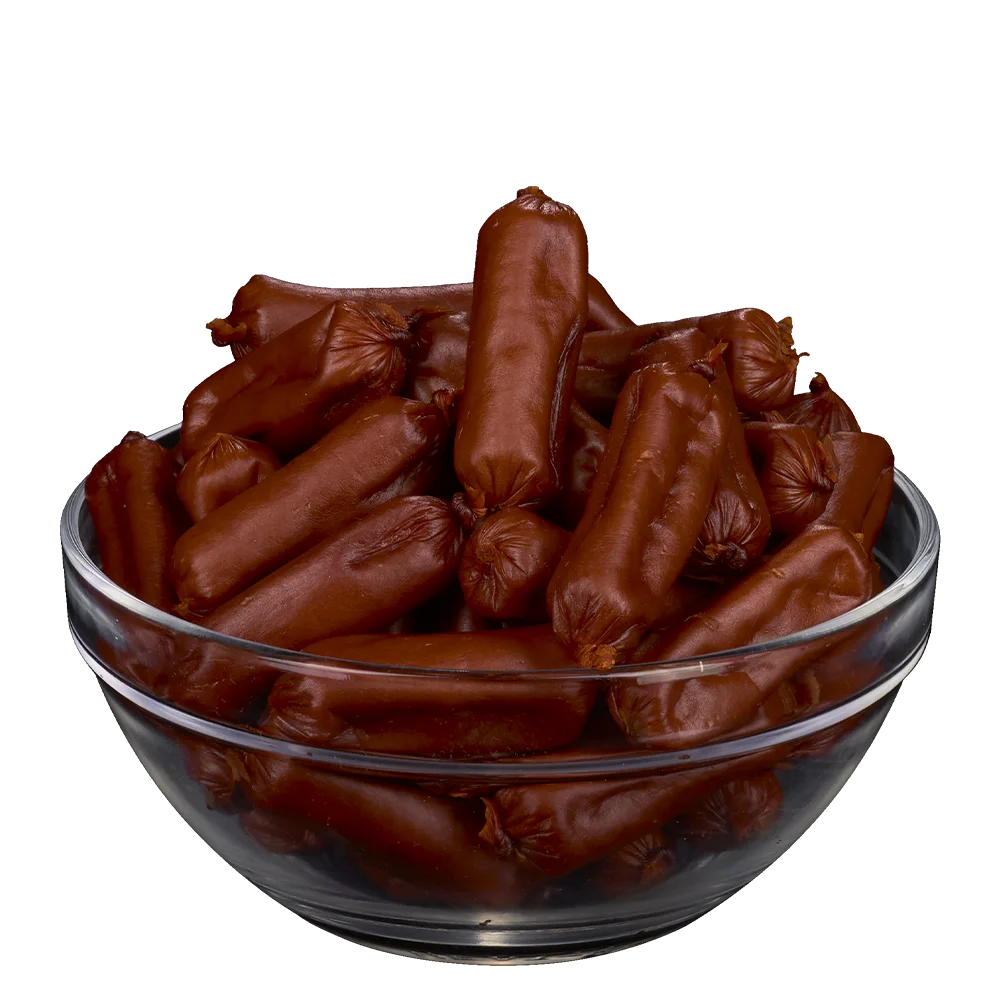 Ласощі AnimAll Platinum Snack Dog Мʼясна міні ковбаски для собак, з качкою, 500 г