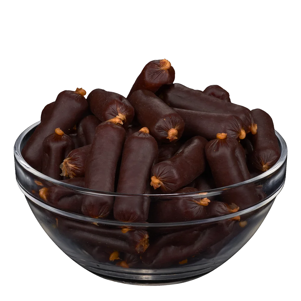 AnimAll Platinum Snack Dog Treats Mini Meat Sausages for Dogs, with Beef, 200 g